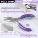 GOLD DEER 3 Inch Mini Long Nose Pliers for Jewelry Making and DIY Crafts - Buy Online on GoSupps.com