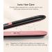 Terviiix Salon Flat Iron Hair Straightener | Silky Smooth Hair Frizz Buster Negative Ionic Technology Adjustable Temperature Up to 430 Dual Voltage Auto-Off - Buy Online on GoSupps.com