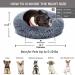 Calming Anti-Anxiety Dog Bed for Small to Large Dogs | Machine Washable Cozy Pet Round Bed | Fits 10-100 lbs | Dark Grey - Buy Online on GoSupps.com
