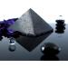 Heka Naturals Polished Shungite Pyramid - Chakra Healing Gemstone for Negative Energy Protection | 8cm + Sage Included - Buy Online on GoSupps.com