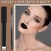 Black Matte Liquid Lipstick & Lip Liner Set - Long Lasting Waterproof High Pigmented Makeup for Perfect Lips - Buy Online on GoSupps.com