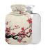 Hot Water Bottle with Cover 1L Small for Pain Relief Headaches Neck and Shoulders BPA Free