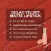 Oulac Soft Matte Lipstick - Red Apricot Lipstick & Blush Duo | Enriched with Rose Oil | Vegan & Cruelty-Free | 3.6g (Y05) Indian Summer - Buy Online on GoSupps.com
