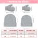 XYIYI Newborn Baby Winter Beanie Hat Mitten Set - Grey2 | Infant Toddler Knitted Hat Glove Set for Boys Girls 3-18 Months - Buy Online on GoSupps.com