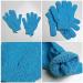 FRCOLOR Exfoliating Bath Shower Gloves - Soft Nylon Body Scrubber for Men Women & Kids (Blue) | Best Body Exfoliation Accessories - Buy Online on GoSupps.com