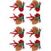 Reindeer Antler Hair Pins Lightweight Christmas Hair Clips 4 Pairs Fashion for Christmas Party - Buy Online on GoSupps.com