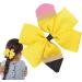 Girls Hair Bows Toddler Hair Clips - Back To School Hair Bows Clips Bow Design Non-slip And Stable Perfect for School Reunion Daily Wear Suanq Yellow - Buy Online on GoSupps.com