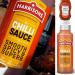 Harrisons Chilli Sauce Bottles Pack of 2 Vegetarian Sauces 1 of 300 ml and 2nd Sauce 1L -No Artificial Colour and Flavour - Made in UK