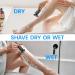Premium Electric Razor for Women - Facial Hair Removal Bikini Trimmer Rechargeable Wet & Dry Shaver in Dark Blue - Buy Online on GoSupps.com