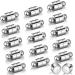 16 Pairs Magnetic Necklace Bracelet Clasps Magnet Converter Jewelry Clasps Extenders Locking Clasps for Bracelet Necklace Making (Silver)