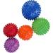 SCSPORTS Hedgehog Ball - Anti-Stress & Massage Ball Set (5.5-8 cm) for Therapy Foot & Hand Massage - Multicolored Fascia Ball with Knobs - Buy Online on GoSupps.com