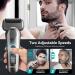 KENSEN Electric Razor for Men - Cordless Waterproof Wet/Dry Shaver with USB Charging and Pop-Up Trimmer - Gray - Buy Online on GoSupps.com