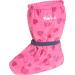 Playshoes Unisex Kid's Waterproof Footies with Fleece Lining Pantuflas Medium Pink Hearts