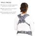 Beco Gemini Cool Baby Carrier - All Positions Newborn to Toddler | Ergonomic Baby Hiking Backpack | Adjustable Seat | 7-35 lbs | Dark Grey - Buy Online on GoSupps.com