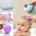 3-Piece Baby Brush Set | Silicone Hair Brush & Oval/Flower Shampoo Brushes for Newborns | International Shipping - Buy Online on GoSupps.com