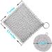Stainless Steel Cast Iron Cleaner Abnaok 2 Packs 316L Chainmail Scrubber for Cast Iron Pan Pre-Seasoned Pan Pot Dutch Ovens Waffle Iron Pans Scraper Grill Cast Iron Skillet Scraper - Buy Online on GoSupps.com