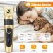 Bonve Pet Dog Clippers Kit - Quiet Cordless Rechargeable Grooming Clippers for Dogs Cats - Professional Pet Trimmer for Thick Coats - Buy Online on GoSupps.com