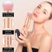Falliny Retractable Make-Up Brush | Travel Kabuki Powder & Liquid Foundation Brush | Portable Rose Gold Brush with Cover for All Skin Types - Buy Online on GoSupps.com