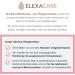 ELEXACARE Hair Turban Towel - 2-Piece Microfiber Set in Alpine White for Long Hair | Quick-Dry Button Design - Buy Online on GoSupps.com