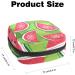 Buy Stylish Menstruation Pad Bag with Zipper - Abstract Summer Fruits & Watermelon Patterns for Women & Girls - Buy Online on GoSupps.com