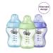 Tommee Tippee Closer to Nature 9oz Baby Bottles, Slow Flow Nipple, Anti-Colic Valve, 3 Count - Pacific Blue - Buy Online on GoSupps.com