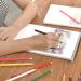 Spiral Bound Sketch Book - 100 Pages (50 Sheets) Artist Sketch Pad for Girls - Acid Free Drawing Paper for Drawing, Painting, Sketching, Doodling - Buy Online on GoSupps.com