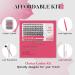 Lash Extension Kit - DIY Eyelash Extensions with 10-16mm D Curl Individual Lashes Bond & Seal Applicator - Perfect for Beginners (F05 Kit - Buy Online on GoSupps.com