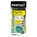 PROFOOT  Flat Fix Orthotic  Men's 8-13  1 Pair  Orthotic Insoles for Flat Feet and Low Arches  Inserts Help Support Arch and Heel  Lightweight  Absorbs Shock to Help Reduce Foot  Leg  Hip  Back Pain Multicolor Men's 8-13