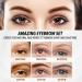 2PCS Eyebrow Pomade Waterproof Eyebrow Cream Brow Pomade Waterproof Smudge Proof Sweat Proof Long Lasting Natural Eyebrow Makeup for All Brow Shapes Light Brown & Taupe - Buy Online on GoSupps.com