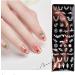 Nail Art Stamping Plates Set - Leaves, Dreamcatcher, Feather, Dandelion Image Templates - 4 Pcs - Buy Online on GoSupps.com