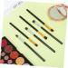 Ipetboom 6pcs Horse Suits Handles and with Hair Make Mix Eyeshadow Professional Blending Ladies Women Tool - Buy Online on GoSupps.com
