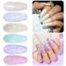 Vishine Pearl Gel Nail Polish Collection - Glitter Pearlescent Shell Gel Polish Set - 6Pcs 8ml Soak Off LED UV Lamp Required - DIY Manicure - Classic Pearlescent Shades - Buy Online on GoSupps.com