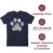 Shirtracer Men's T-Shirt - High Five Dog Paw Design - Perfect Gift for Dog Owners - Navy Blue 5XL & Large Sizes - Buy Online on GoSupps.com