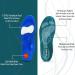 Plantar Fasciitis Arch Support Insoles for Women | Comfort Gel Orthotics for Running Heel Spur Flat Feet | EU 44-46 30cm Green - Buy Online on GoSupps.com