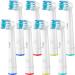 Aster Electric Replacement Toothbrush Heads (8 Pack) Compatible with Oral B Replacement Toothbrush Heads Premium Replacement Oral B Electric Toothbrush Heads Blue white 8 Count (Pack of 1)