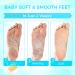 Foot Peeling Mask 3 Pairs: Peeling Foot Mask Dermatologically Tested Heels & Dry Dead Skin for Soft Feet Foot Peel Mask (Goat Milk) Gold Milk - Buy Online on GoSupps.com