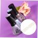 FOMIYES 24 Sets Nail Display Board Clear Nail Varnish Real Hair Side Fringe Nail Color Display Chart Nail Display Chart Fake Plastic Nail Color Display Board Nail Polish White 3d Template - Buy Online on GoSupps.com