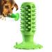 Anulely dog toy teeth grinding - toys to brushing your teeth and crunching dogs with suction cup |Dog tooth care products for at home veterinary clinic animal shop animal shelter Classic Sound dog toothbrush (green)