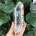 Crystal Stones Clear Lemurian Seed Quartz Natural Tower Point Crystal Rough Seven Specimen Reiki Stone Stone Collection 85-100mm Light Grey - Buy Online on GoSupps.com