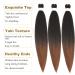 Antiensed Braid Hair Extensions - Easy Braid Synthetic Fiber Itch-Free 6 Packs 50cm Yaki Texture (1B/30#) - International Shipping Available - Buy Online on GoSupps.com
