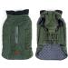 TFENG Reflective Dog Jacket Green - Warm Puffer Vest for Puppy - Size L (Chest 54-64cm Back 38cm) - Buy Online on GoSupps.com