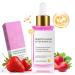 After Shave Oil Women for Smooth Skin Strawberry Shaving Oil with Peptides & Hyaluronic Acid - Razor Bump Prevention & Anti-Aging Treatment for Ingrown Hair Hydration & Soothing (50 ML) 1.69 Fl Oz (Pack of 1)