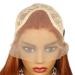 Rainbow Snow Ginger Orange Lace Front Wig for Women - 33 Heat Resistant Long Straight Synthetic Hair - Buy Online on GoSupps.com