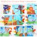 Vicloon Baby Cloth Book for Babies - 3D Animal Tails, Touch & Feel, Early Learning Quiet Book for 0-3 Year Olds - Jungle Theme - Buy Online on GoSupps.com