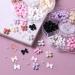Bows Nail Charms 2 Boxes Cute Resin 3D Bow Nail Art Charms Gems Nail Pearls Bow Tie Bowknot Nail Jewelry Supplies for DIY Crafts Nail Art Design Decorations (B) - Buy Online on GoSupps.com
