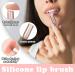 Silicone Lip Brush with Cover - Reusable Round Head Portable Brush for Lip Balm & Concealer - Perfect Gift for Her (Pink - Buy Online on GoSupps.com