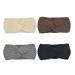 DRESHOW 4 Pieces Women Knitted Headband Winter Headband Hairband Headband Crochet Ear Warmer for Girls 4 Pack 24-6