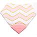 V&D HOME Baby and Toddler Dribble Bib with Teether - Pink and White Stripes | BPA & Phthalate Free - Buy Online on GoSupps.com