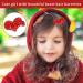 12 Valentine's Day Pieces Sequin Heart Hair Clip for Girls Birthday Party Wedding Christmas Hair Valentine's Day Accessories (Red) - Buy Online on GoSupps.com