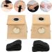 2pcs Single Hole Bamboo Moxibustion Box with Moxa Sticks & Bandage - Ideal for Pain Relief & Wellness (3.54x3.35x3.15) - International Shipping Available - Buy Online on GoSupps.com